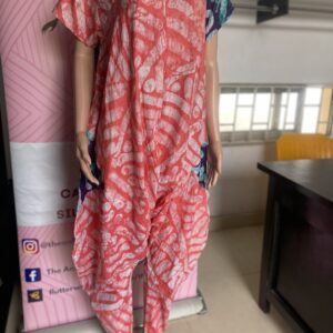 Tribal Adire Romper