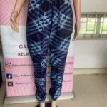 Deep Blue Adire Joggers